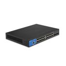 Switch de rede Linksys LGS328C 24 portas gerenciado por Gigabit