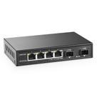 Switch de rede YuLinCA de 4 portas 2,5G com 2x10G SFP Metal sem ventilador