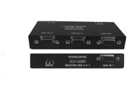 Switch de vídeo vga / wxga manual 3 para 1 / sm31ec