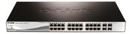 Switch DLink Business DGS121028P 24 Portas RJ45 PoE 4 SFP