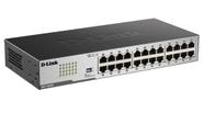 Switch Ethernet D-Link DGS-1024D 24 portas Gigabit não gerenciado