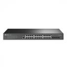 Switch gerenciavel l2+ c/ 24 portas gigabit e 4 slots sfp jetstream tl-sg3428 smb