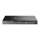 Switch Gerenciavel L3 Empilhavel de 28 Portas C/ 24 Portas Gigabit e 4 SLOTS SFP+ de 10 GBPS SMB