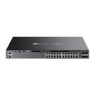 Switch Gerenciável L3 Empilhável de 28 Portas com 24 Portas Gigabit PoE+ e 4 Slots SFP+ de 10 Gbps Switch Gerenciável L3 Empilhável de 28 Portas com 24 Portas Gigabit PoE+ e 4 Slots SFP+ de 10 Gbps