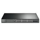 Switch Gerenciável PoE+ L2 Gigabit com 24 Portas + 4 Slots SFP Jetstream T2600G-28MPS TP-LINK