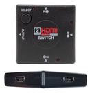 Switch Hdmi 3 x 1 Simples Chaveado Manual 1080P