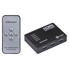 Switch Hdmi 5 Entradas E 1 Saída Com Controle Remoto