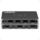 Switch KVM HDMI 2x1 4K 60Hz PlugPlay USB 2.0 com Controle Remoto