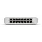 Switch Lite 16 PoE - Switch PoE de Camada 2, com 16 portas, montável em parede e silencioso sem ventoinha