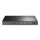 Switch Não Gerenciável C/ 16p 10/100mbps Poe E 2p Gigabit Tl-sl1218p Smb Switch Não Gerenciável C/ 16p 10/100mbps Poe E 2p Gigabit Tl-sl1218p Smb