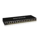 Switch NETGEAR Gigabit Ethernet não gerenciado de 16 portas PoE+ GS316P
