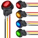 Switch Nilight Waterproof Round Rocker Toggle LED 12V 20A
