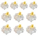 Switch para teclado mecânico Fejwlvs ZhouWang Yellow 3 pinos Switch para teclado mecânico Fejwlvs ZhouWang Yellow 3 pinos