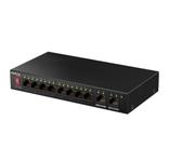 Switch PoE 10 Portas 8 Portas Fast Ethernet PoE e 2 Portas Uplink S1110FP Intelbras
