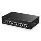 Switch POE Binardat 10 portas Gigabit 8 POE+ 1000 Mbps 120 W