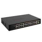 Switch PoE+ BV-Tech 24 Portas com 2 Gigabit Ethernet ou SFP
