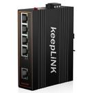 Switch PoE industrial KeepLink de 5 portas Fast Ethernet não gerenciado de 125 W