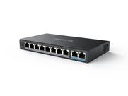 Switch PoE REOLINK RLA-PS1 - 8 Portas PoE + 2 Gigabit Uplink - 120W