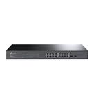 Switch Smart Gigabit C/ 16 Portas 10/100/1000 E 2 Slots Sfp Tl-sg2218 Smb