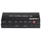 Switch Splitter Hdmi 4x2 Matrix 1080p 4k 4 Entradas 2 Saídas Hdmi