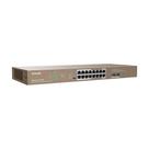 Switch tenda 18 portas giga + 16 portas poe teg1118p-16-250w