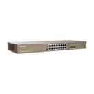 Switch Tenda 18 Portas Giga + 16 Portas POE - TEG1118P-16-250W