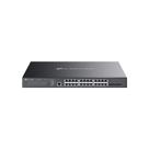 Switch TP-Link Omada SG3428XPP-M2, 24 Portas 2.5G, 4 SFP+ 10G, PoE++, L2+ Gerenciável, Preto