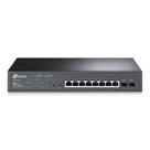 Switch TP-Link Smart Gigabit com 8 Portas PoE+ e 2 Slots SFP JetStream - TL-SG2210MP