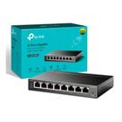 Switch Tp-link Tl-sg108pe Easy Smart 8 Portas 4 Portas Poe+ Gigabit 10/100/1000