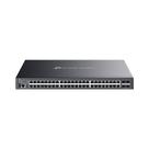 Switch TPLink SG5452XMPP Gerenciável L3 48 Portas Gigabit POE Com 4 Slots SFP 10Gbps