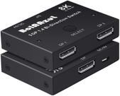 Switcher Displayport Bi-Direcional 1x2 2x1 8k@30Hz 4k@120Hz