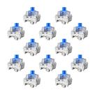Switches para Teclado Zhouwang Blue 3 Pinos Hot-Swappable 72 Unidades Switches para Teclado Zhouwang Blue 3 Pinos Hot-Swappable 72 Unidades
