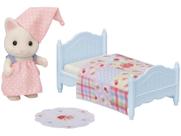 Sylvanian Families Cama Menina Gato Primavera - com Acessórios Epoch Sylvanian Families Cama Menina Gato Primavera - com Acessórios Epoch