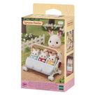 Sylvanian families carrinho para trigemeos epoch
