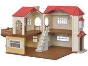 Sylvanian Families Casa Telhado Vermelho - com Acessórios Epoch Magia