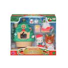 Sylvanian Families - Conjunto Casa da Árvore de Natal - Da Bebê Mamãe Noel EPOCH 5822