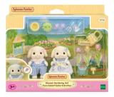 Sylvanian Families Conjunto Jardinagem Irmãos Coelho Floral
