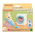 Sylvanian Families Conjunto Lavagem E Limpeza Menina Gato Primavera Epoch 5775