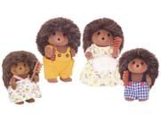 Sylvanian Families Familia Porco Espinhos EPOCH Magia 4018