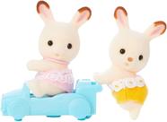Sylvanian Families - Gêmeos Coelho Chocolate Sylvanian Families - Gêmeos Coelho Chocolate
