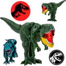T-Rex Dinossauro articulado c/ som e luz Infantil - AN2410