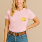 T-shirt Algodão Feminina Estamp Nois Trupica Mas Não Cai Engraçado Meme Fofa Camiseta Manga Curta
