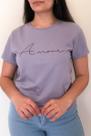 T-shirt Amour Lavanda T-shirt Amour Lavanda