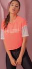 T-shirt Ampla Poliéster Power Up Laranja Neon M GATABAKANA
