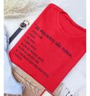 T-shirt As mulheres não podem G
