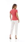 T-shirt básica de viscose T-shirt básica de viscose