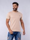 T-Shirt Básica Masculina Com Algodão Sustentável Bege