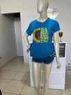 T-shirt Blusa Feminina Plus Size - Tamanho: EXG Veste 42/44