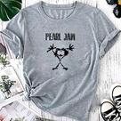 T-shirt Blusa Linda Pearl Jam Boneco Rock Camiseta T-shirt Blusa Linda Pearl Jam Boneco Rock Camiseta