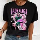 T-Shirt , Camiseta e Baby Look Lady GaGa, Coleção Diva Pop
